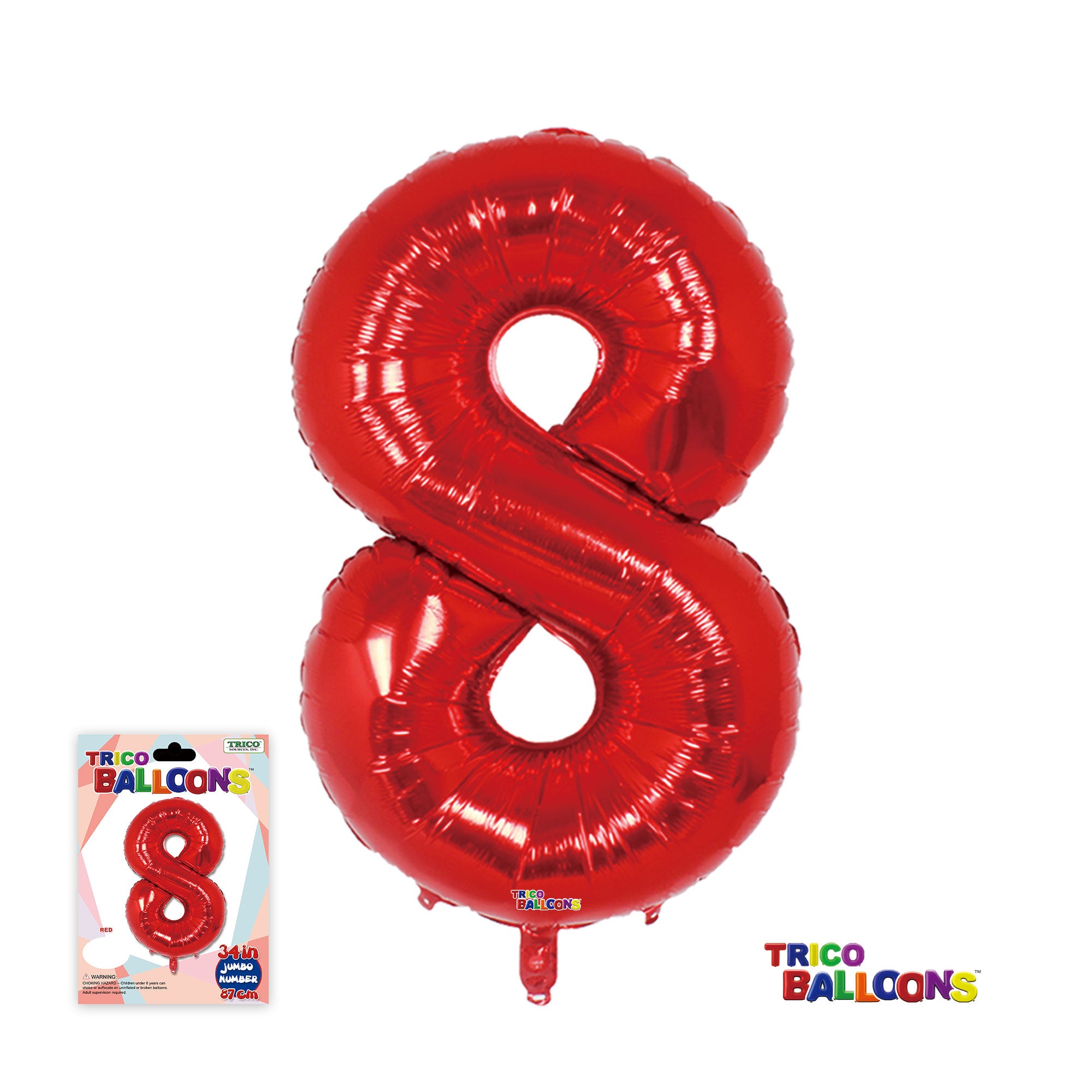 269 34IN RED 8 SS HELIUM SVR P