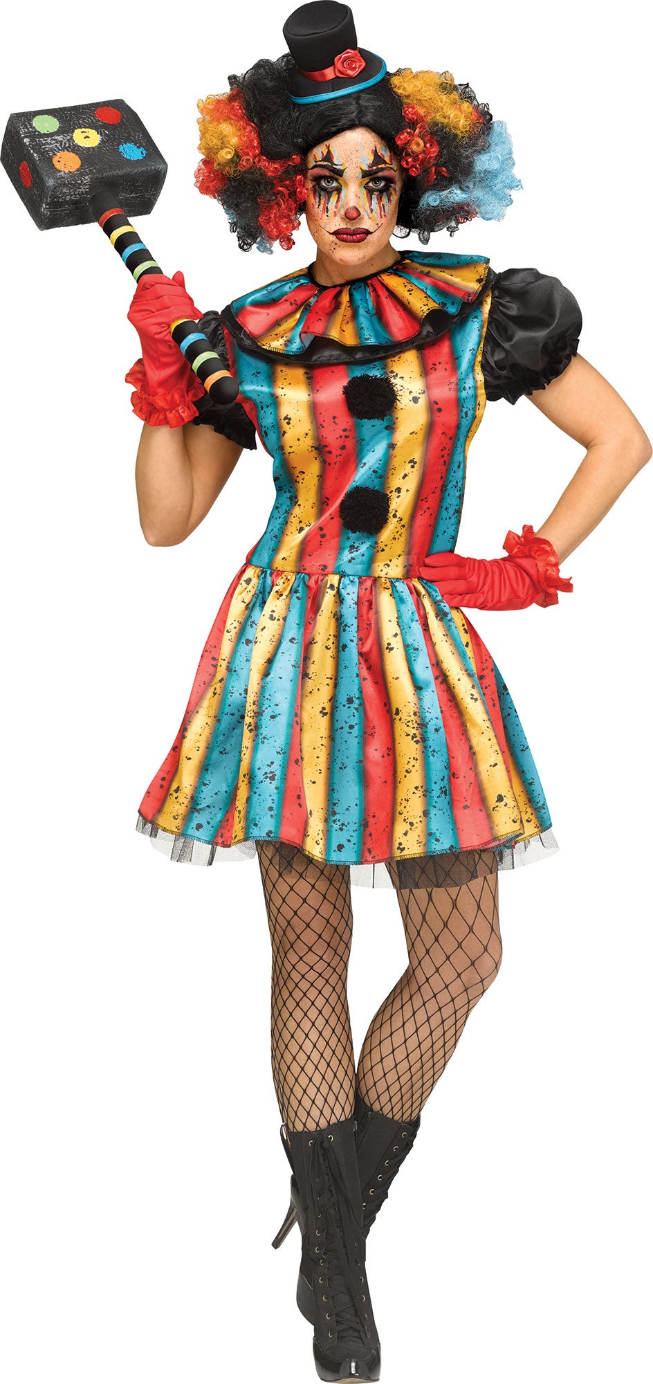M/L CARNY CLOWN