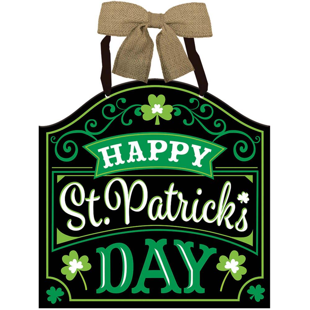SIGN IRISH ST PATS MDF