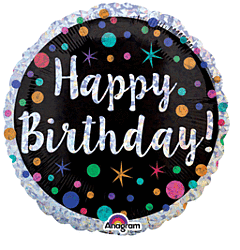553 SD FL BLLN POLKA DOT BDAY