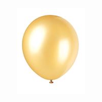 72ct Pearl Gold Latex Balloons
