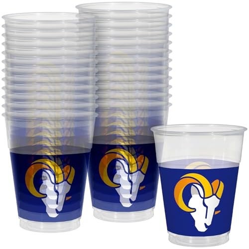 25CT 16OZ CUP RAMS PLSTC
