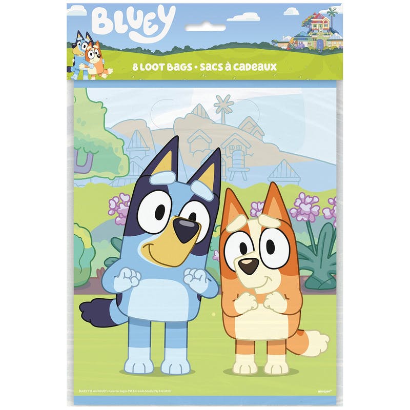 BLUEY LOOT BAGS