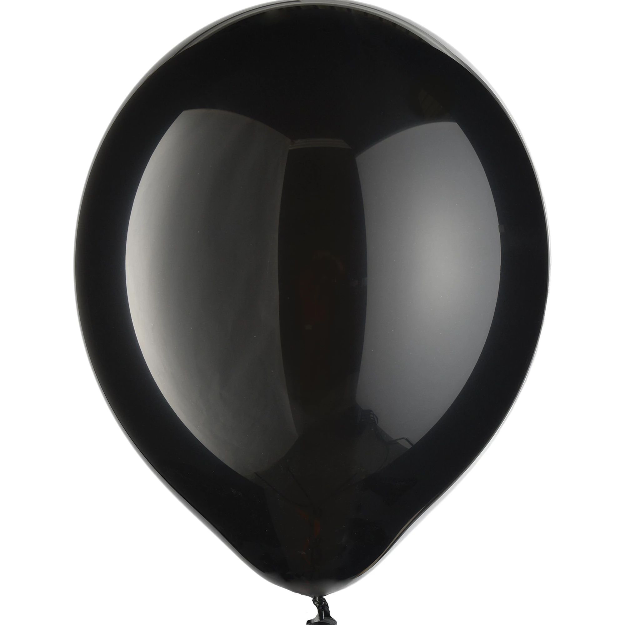 72ct Jet Black Latex Balloons