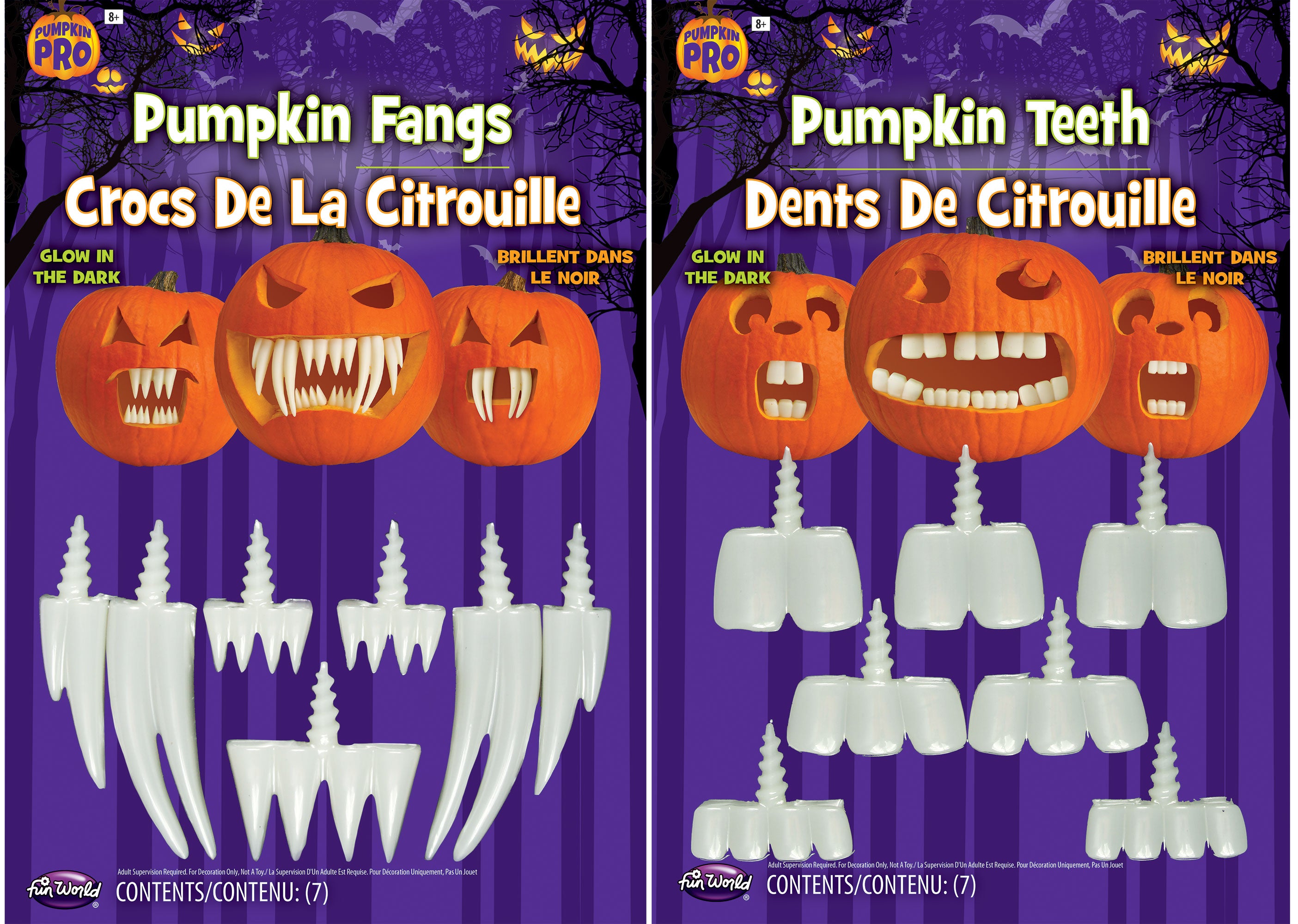BUCK TEETH/PMPKN FANG GID