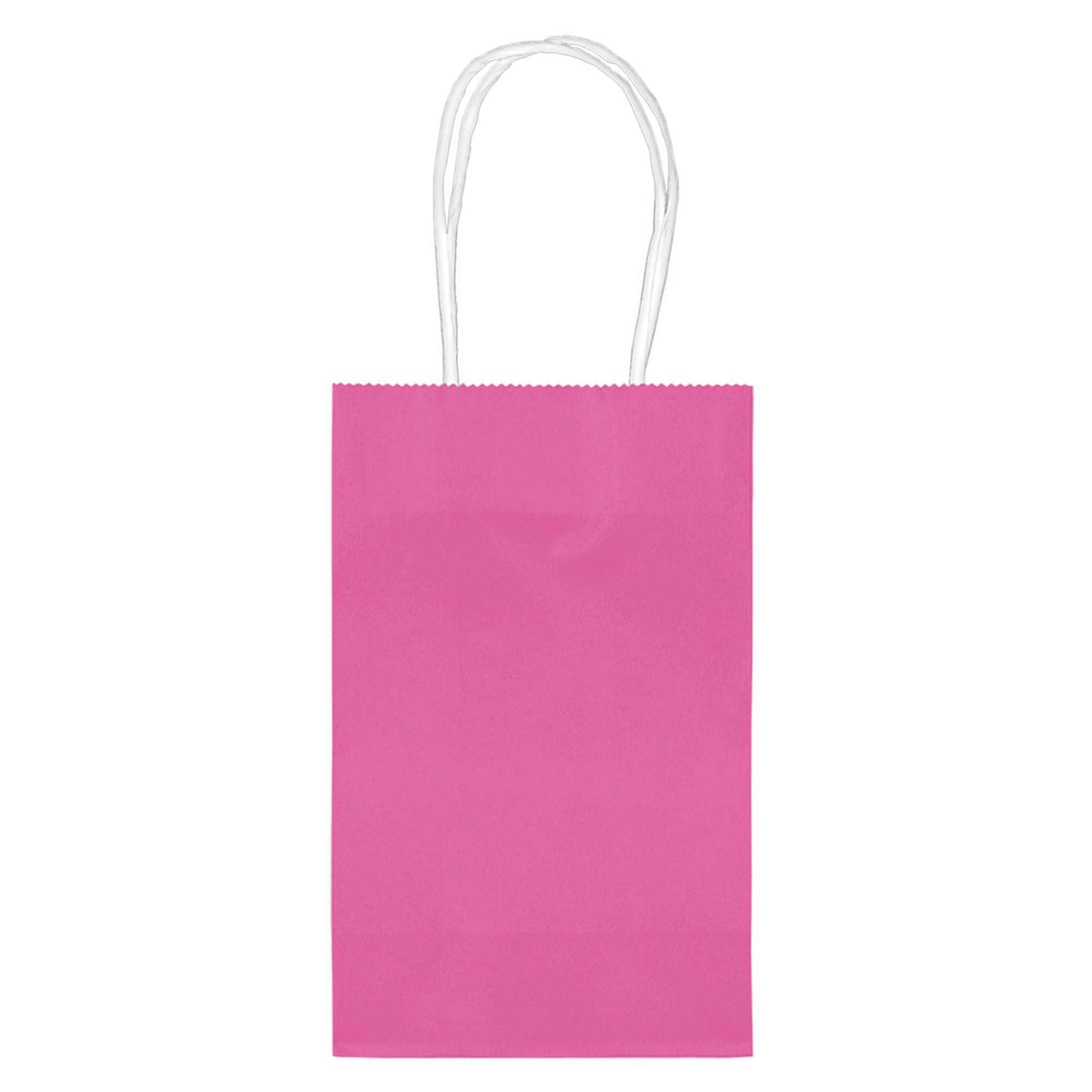 10CT BRT PNK PAPER BAG VAL PK