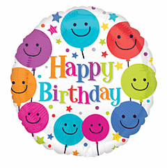 028 SD FL BLLN SMILEY HPY BDAY