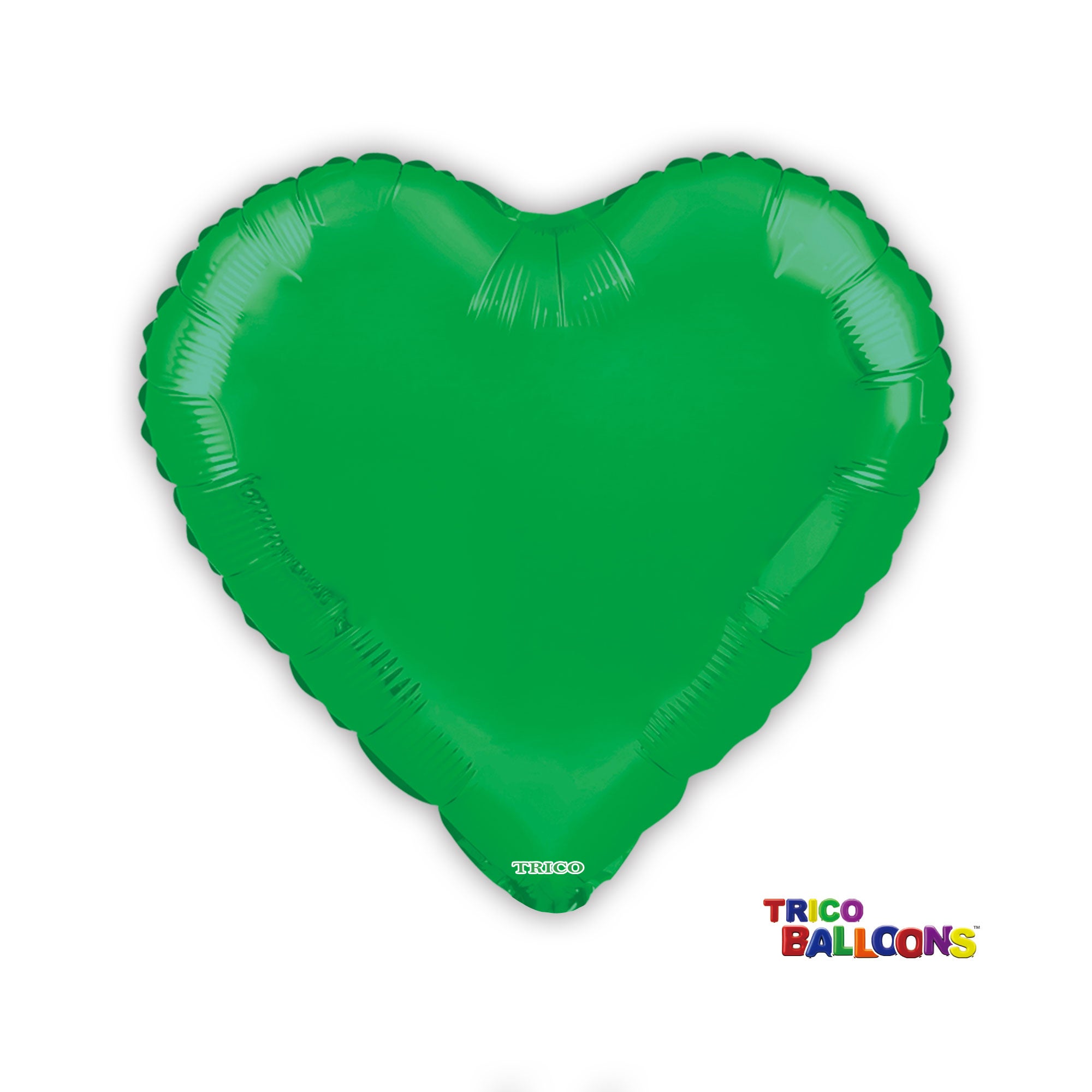 GREEN FOIL HEART