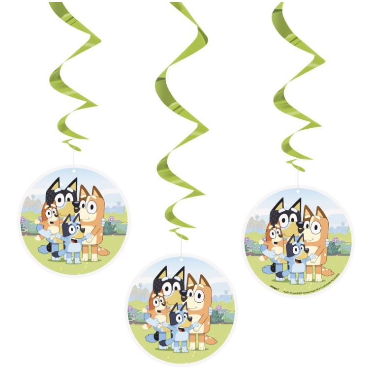 BLUEY SWIRL DECO