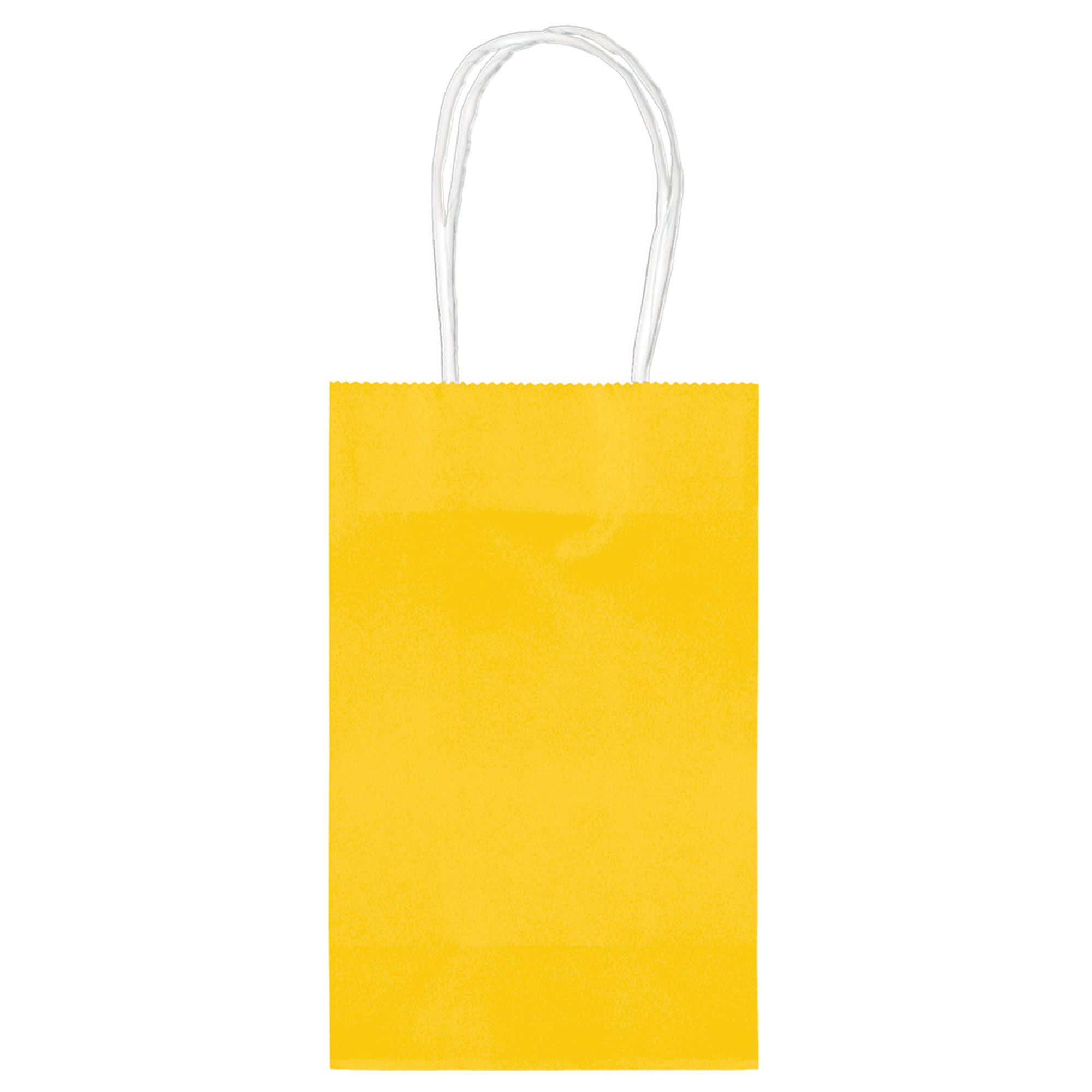 10CT SUN YLW PAPER BAG VAL PK